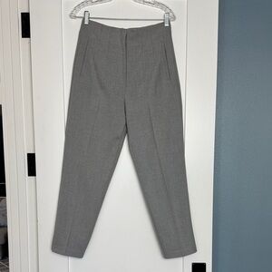 Zara Light Gray Tailored Trousers